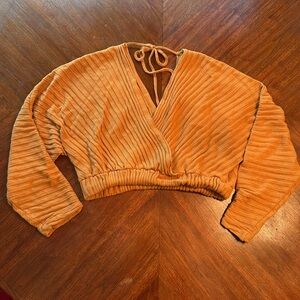 Free People/FP Beach Orange top in Medium - 100% Cotton